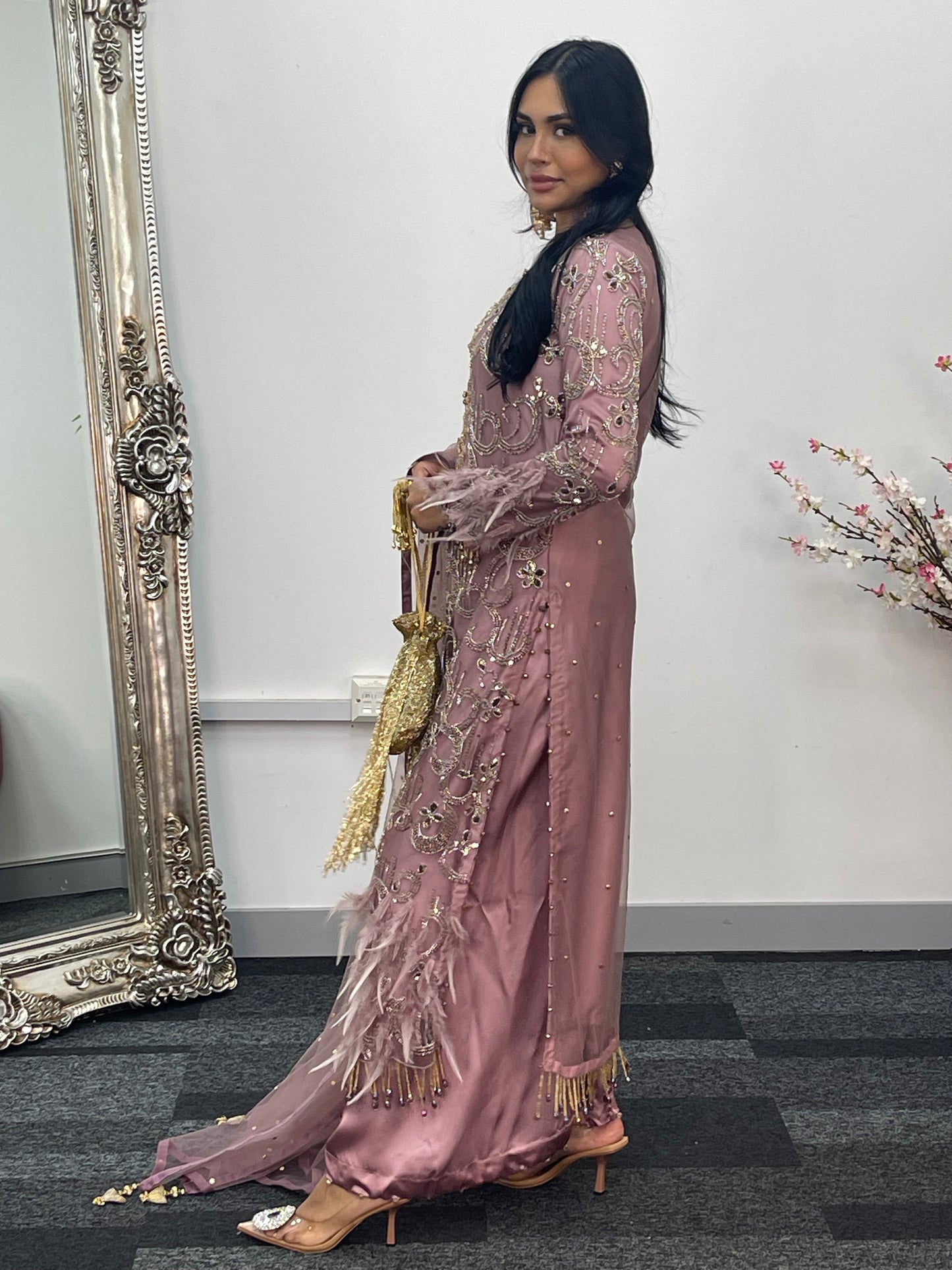 Mala - Cutdana Net - lilac pink - A