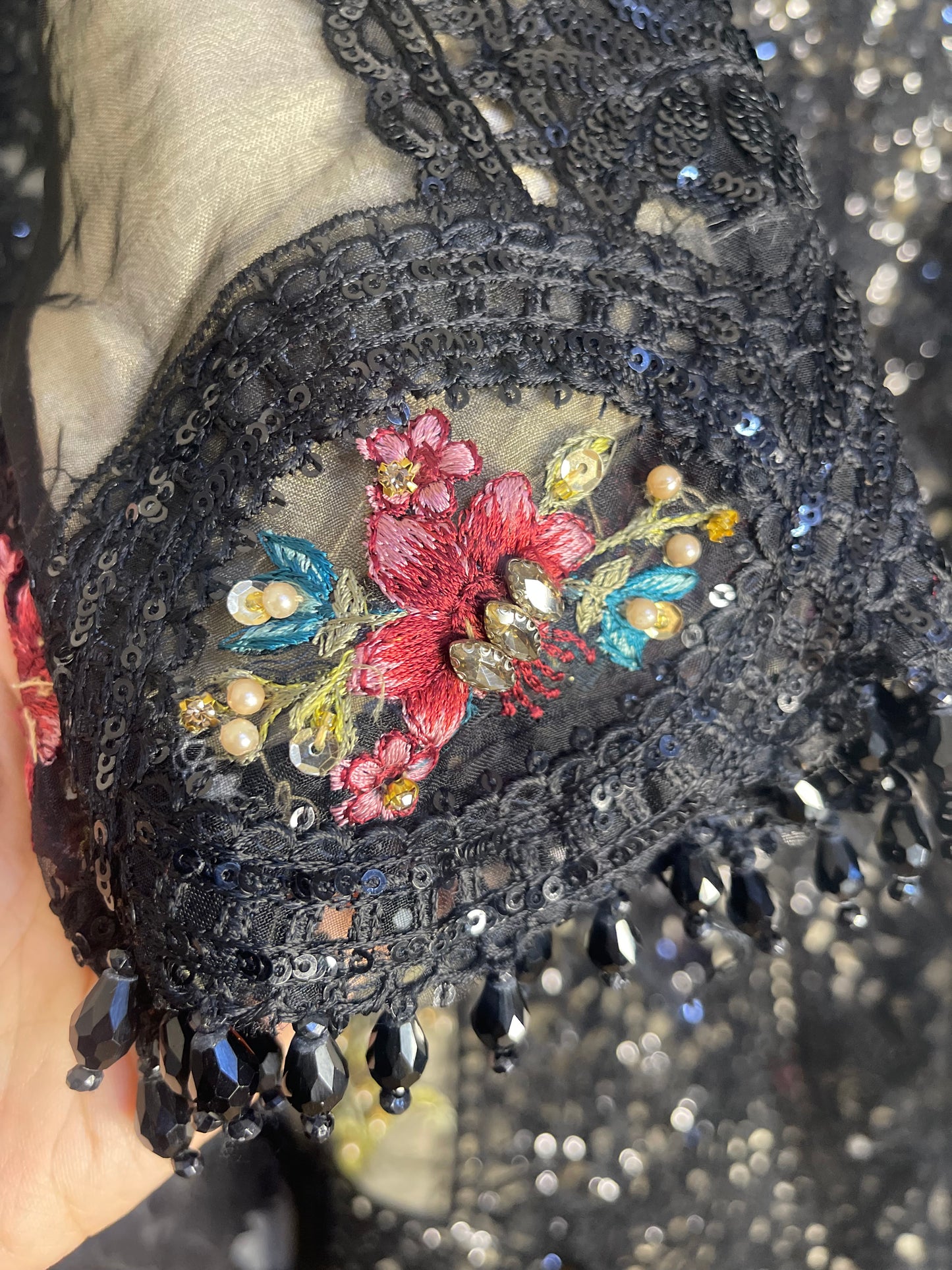 Nagin - Maria B Inspired Embroidered - Black - R