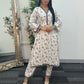 Daily Wear - 2 PC Printed Linen - White