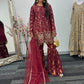 “Dulhan” Maria B Inspired - Maroon Garara - R