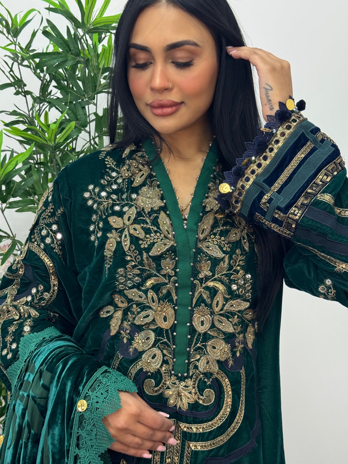 Maria B Luxury Velvet - Green