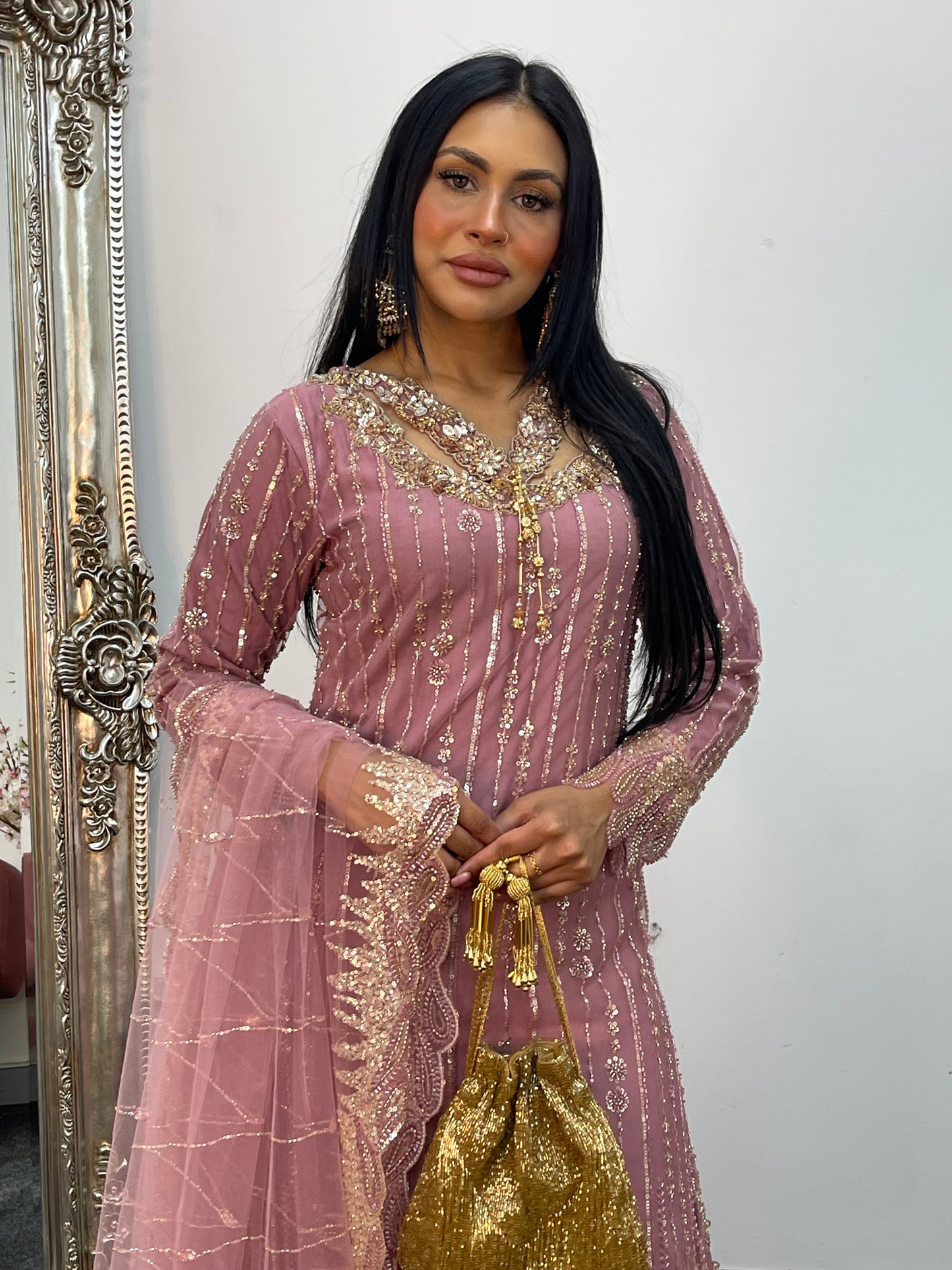 Payal - Cutdana Net - pink - C