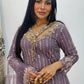 Payal - Cutdana Net - Lilac purple - G