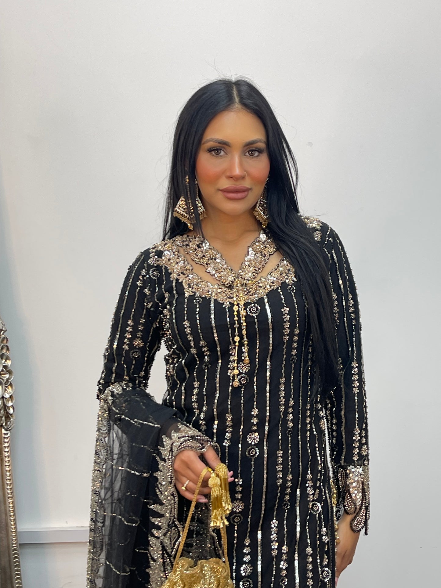 Payal - Cutdana Net - Black -