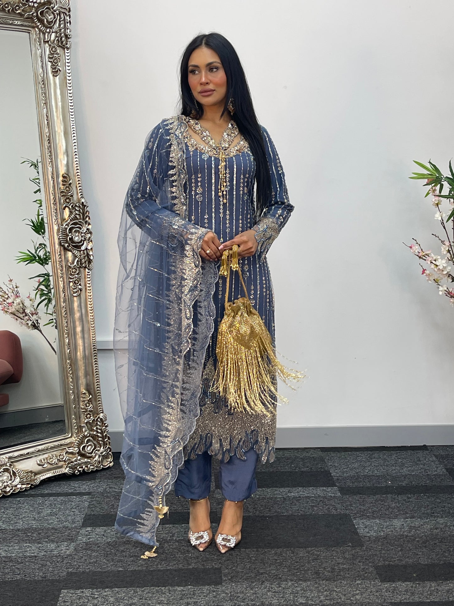 Payal - Cutdana Net - Gray -