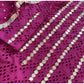 Magenta Crush - Chikankaari Mirror -
