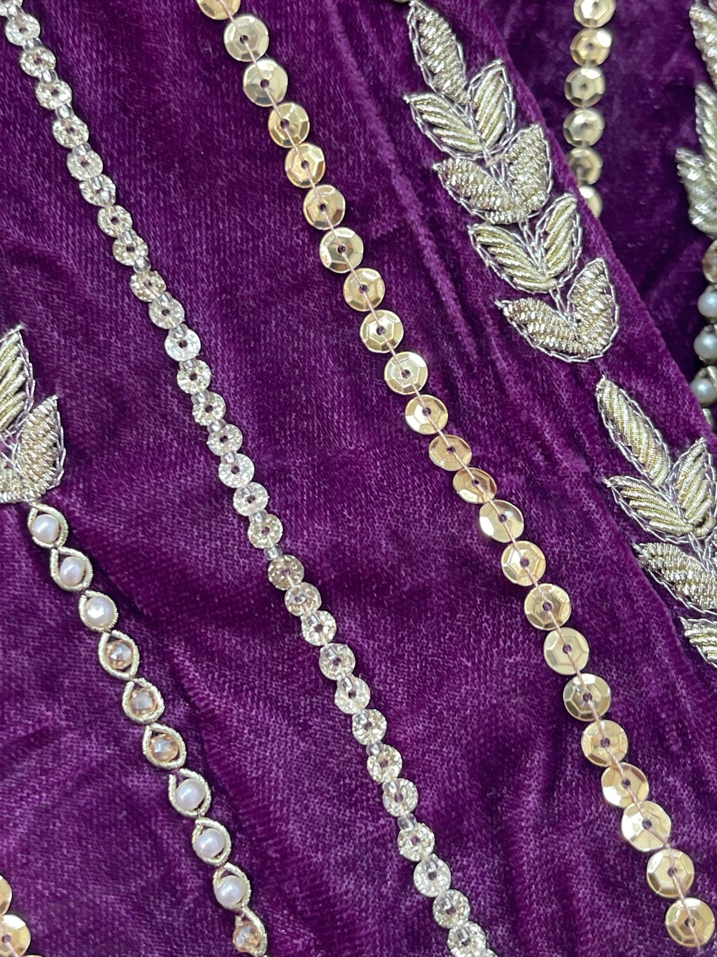 Fruity Plum - Velvet Pret - with crushed sharara - AA