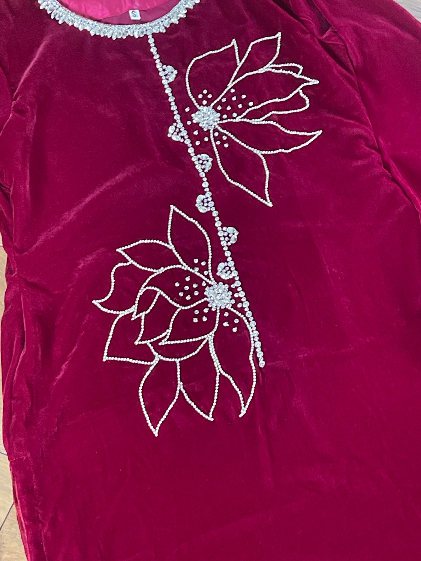 Lulu Pink - Hot Magenta Velvet - Lulusar Inspired