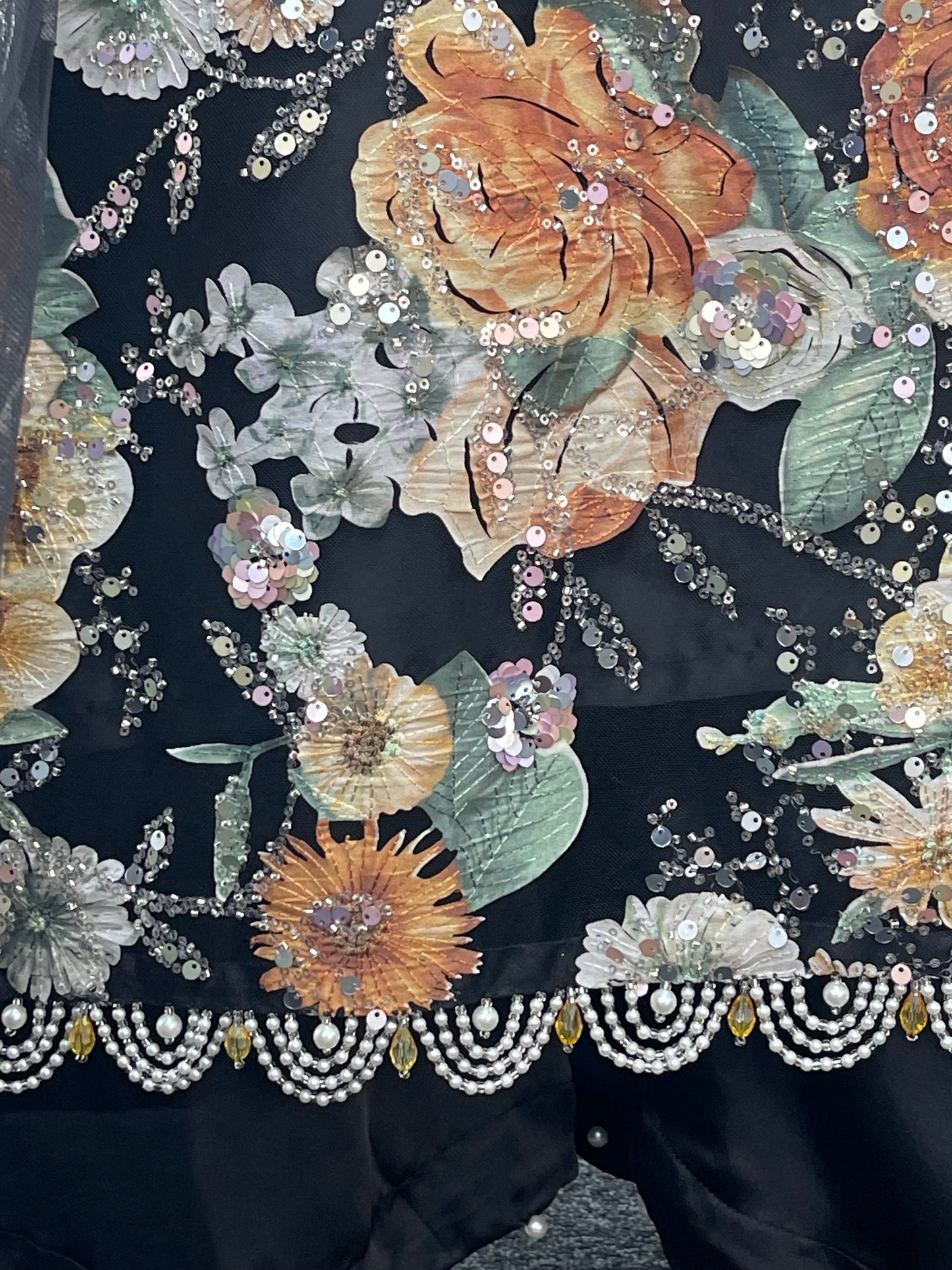 Kareena - Cut Dana Net- Orange- Karina