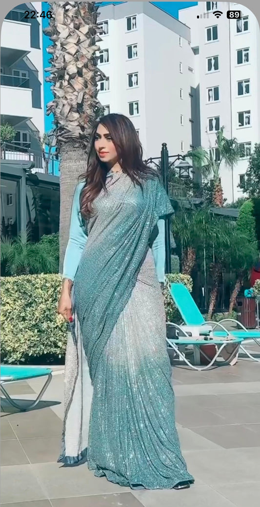 Tara Sitara - Blue Sari - V
