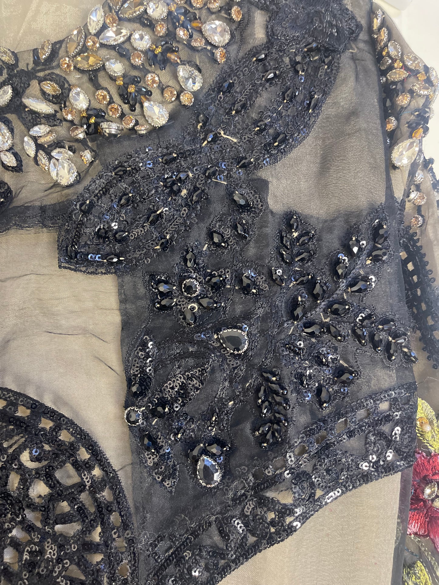 Nagin - Maria B Inspired Embroidered - Black - R