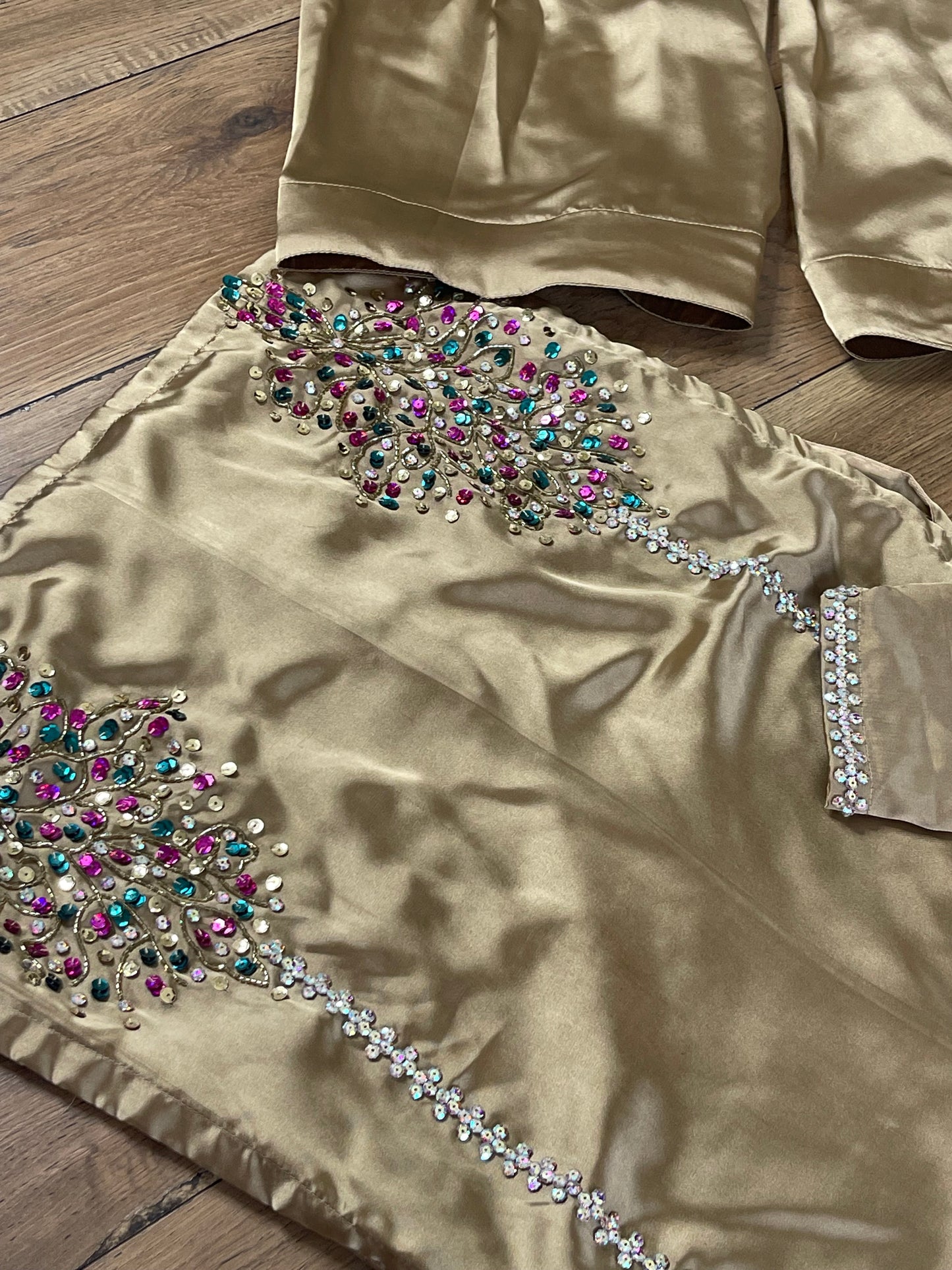 Morni - Farshi shalwar - Coffee - Black - Farshe -