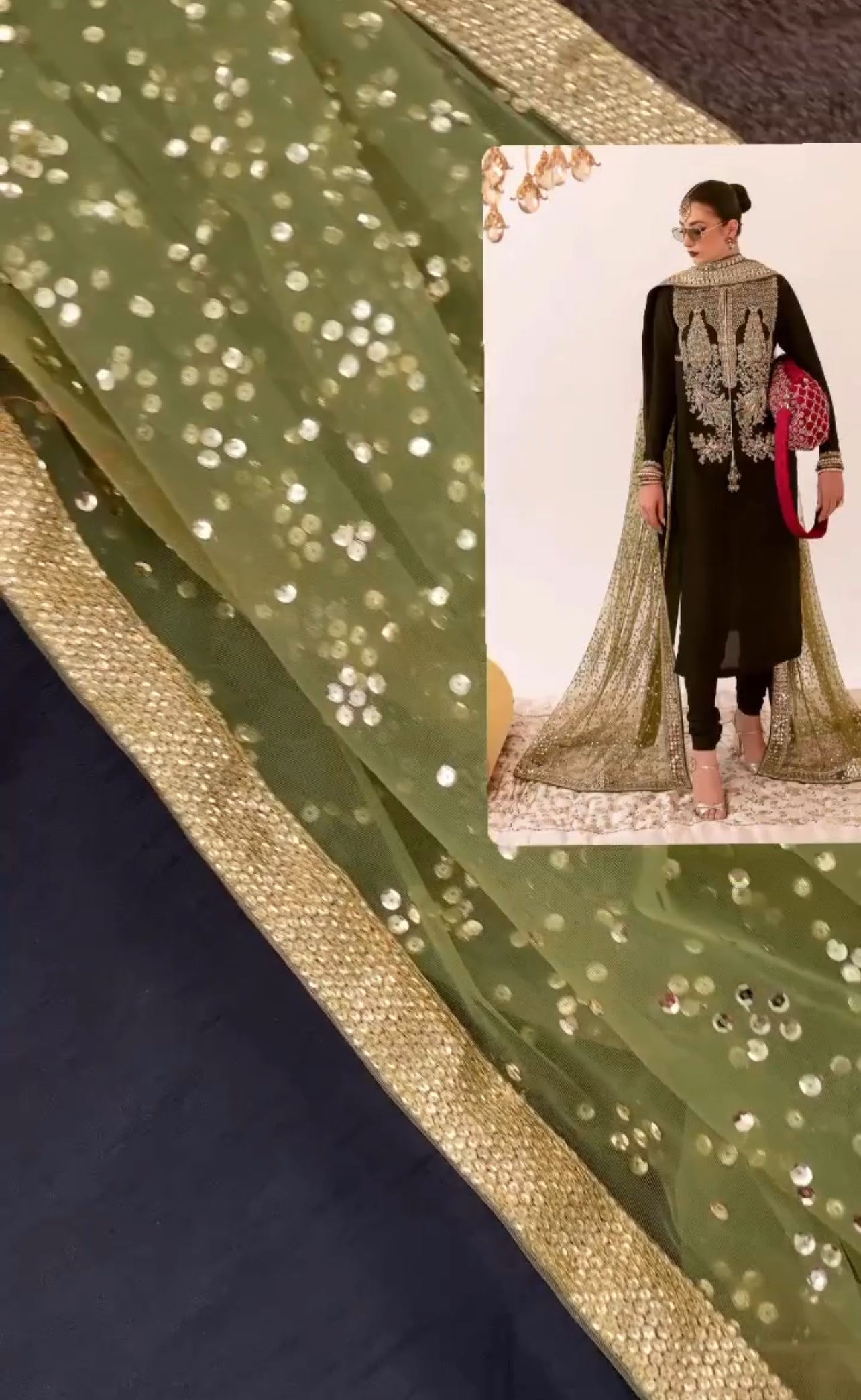 Darya - Black & Green