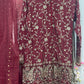 “Dulhan” Maria B Inspired - Maroon Garara - R