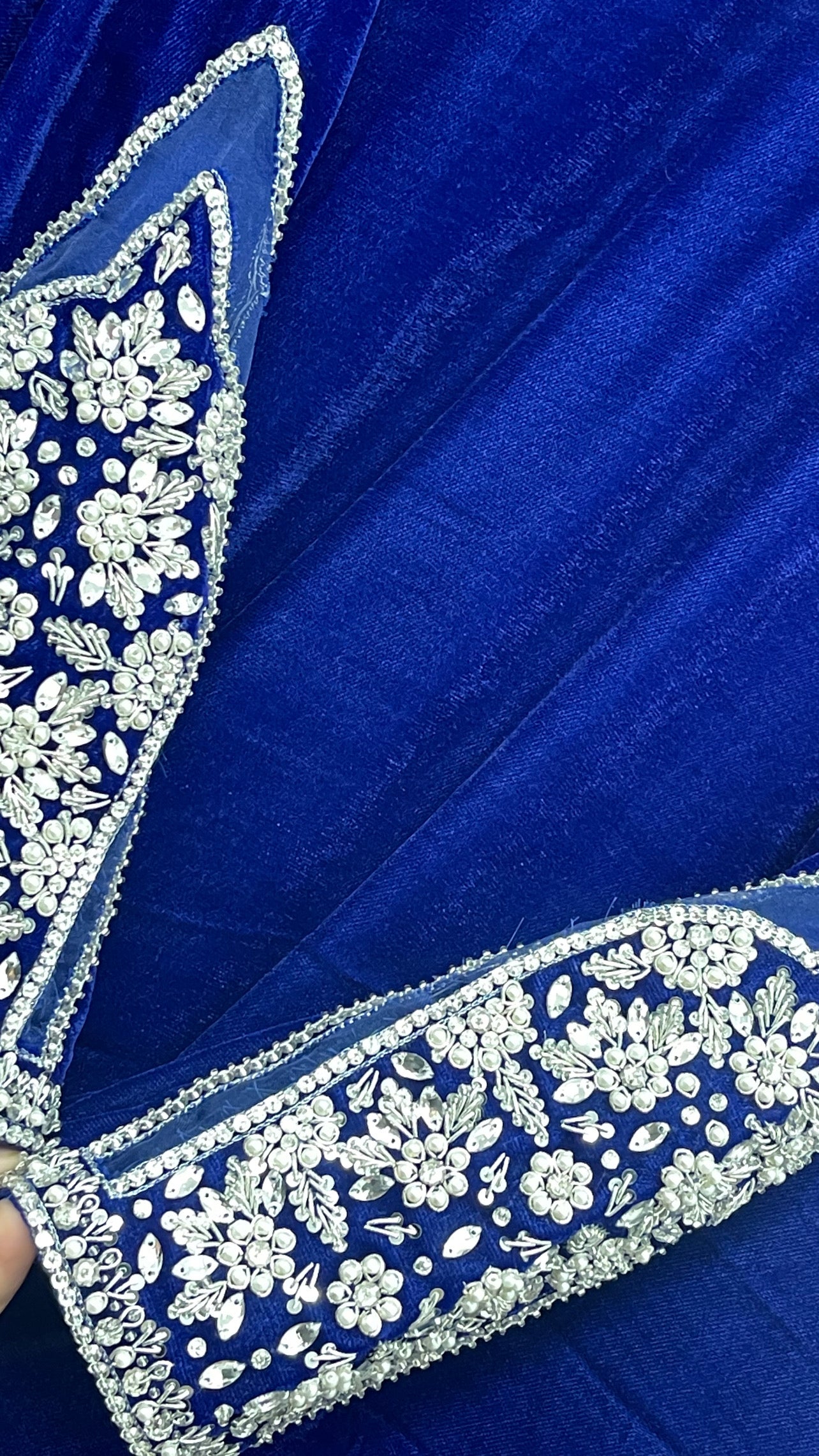 (Preorder 4 weeks) Deewani Blue - Velvet Pret -