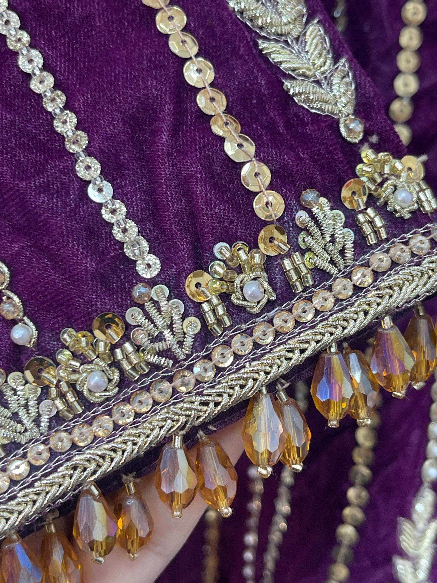 Fruity Plum - Velvet Pret - with crushed sharara - AA