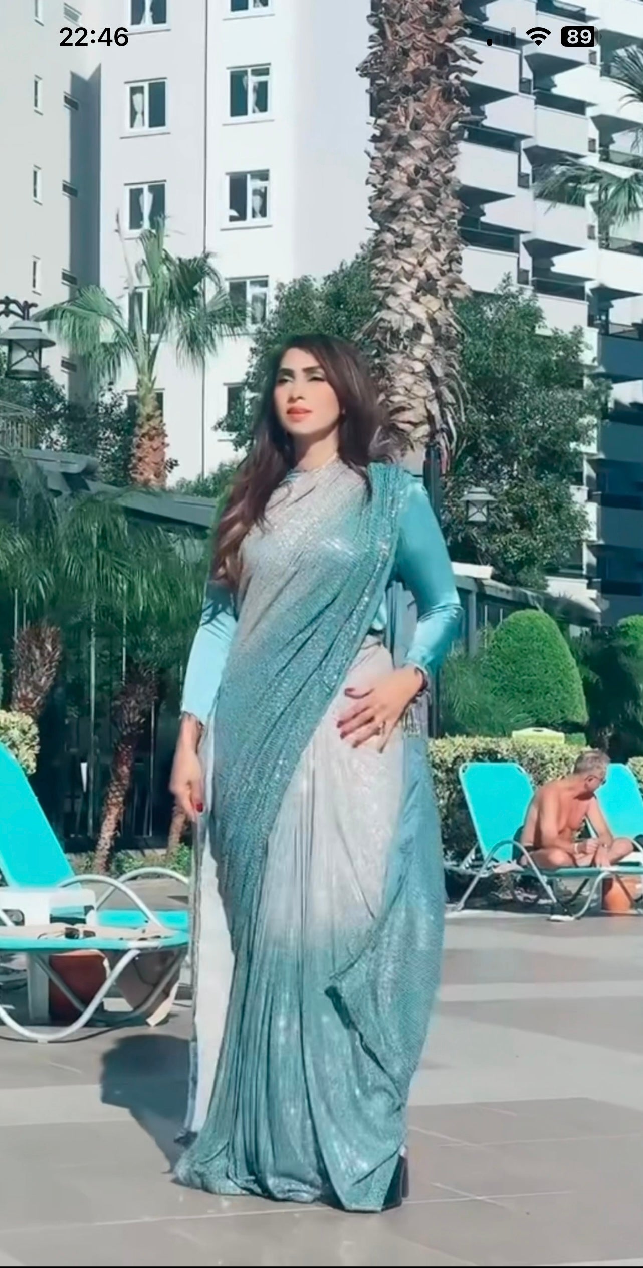 Tara Sitara - Blue Sari - V