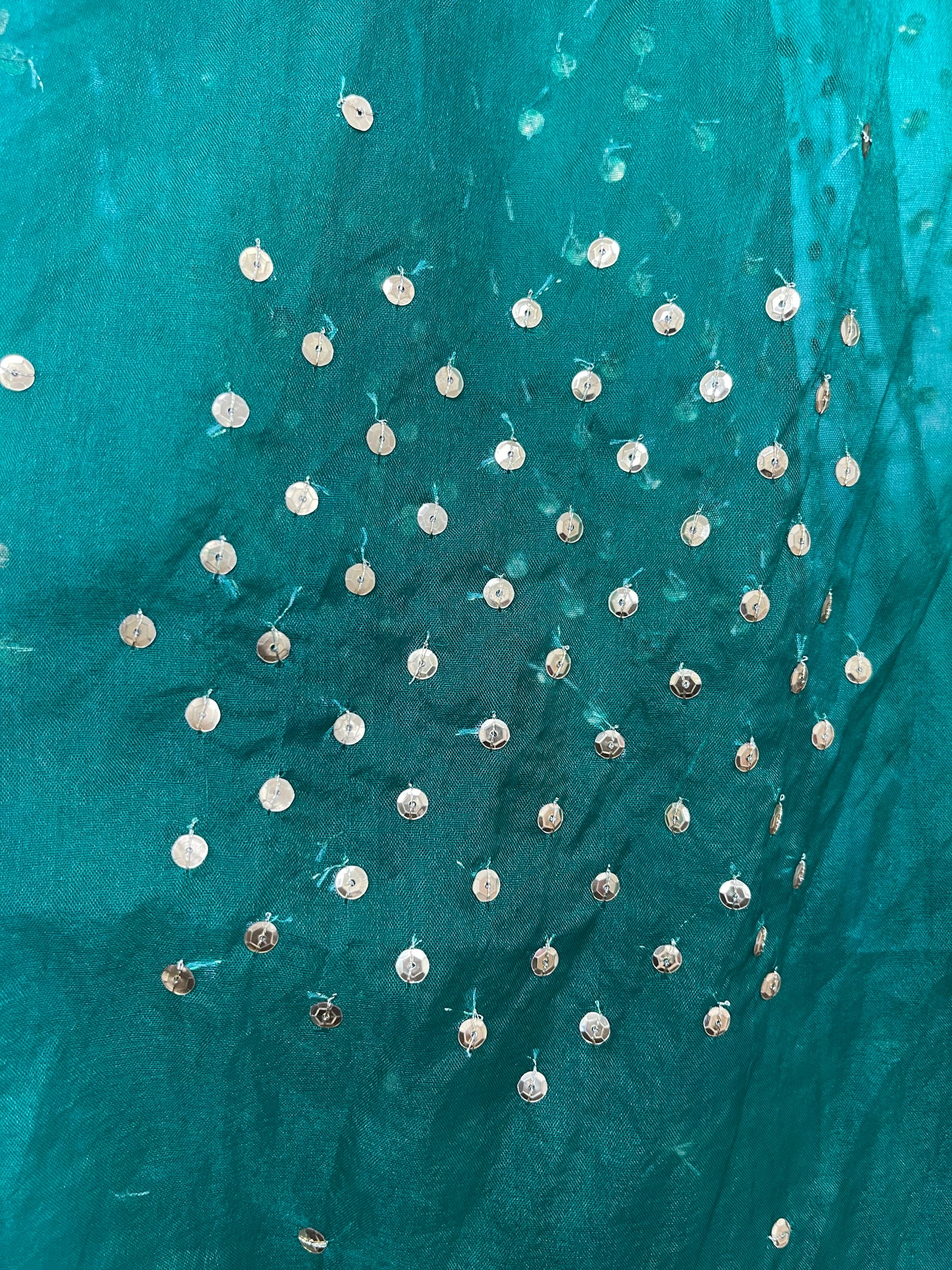 Sona l Green Silk Velvet - Party Outfit l AA