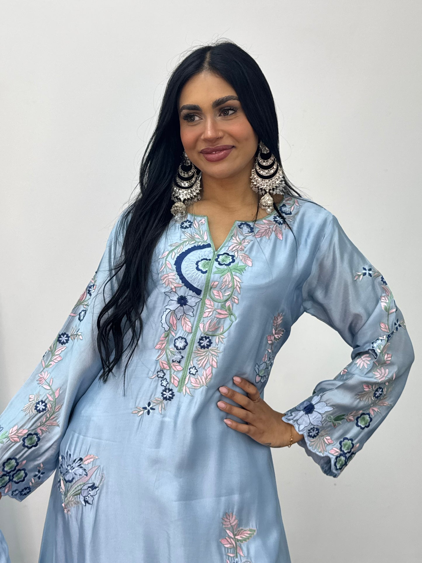 Gul e Lala - Kaftan - Blue