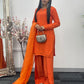 Saba - Farshi Shalwar - Orange - P