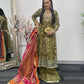 Mehndi - Maria B Inspired Maxi Lehnga -
