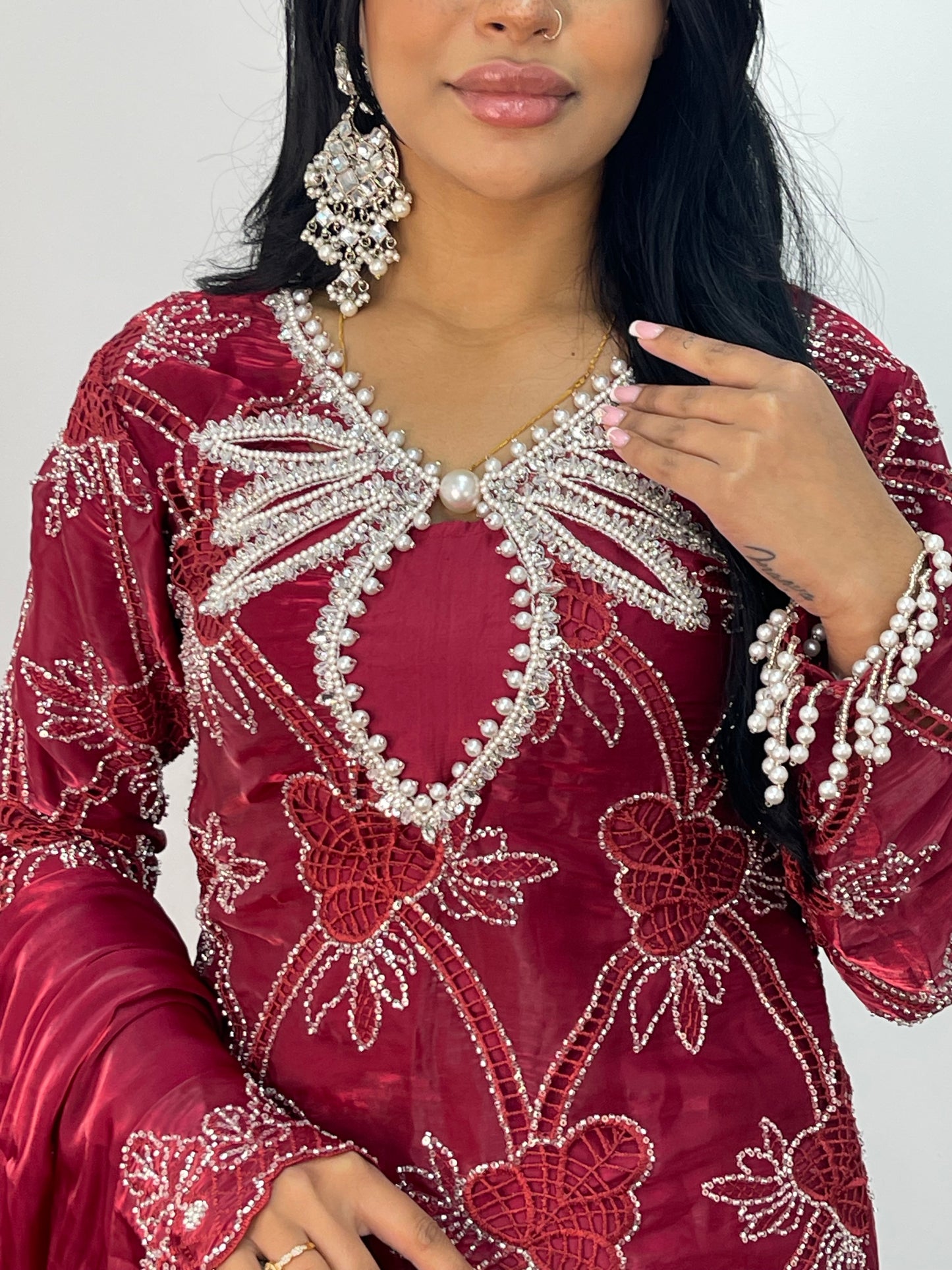 Kangan - CutDana - Maroonish Pink -Y