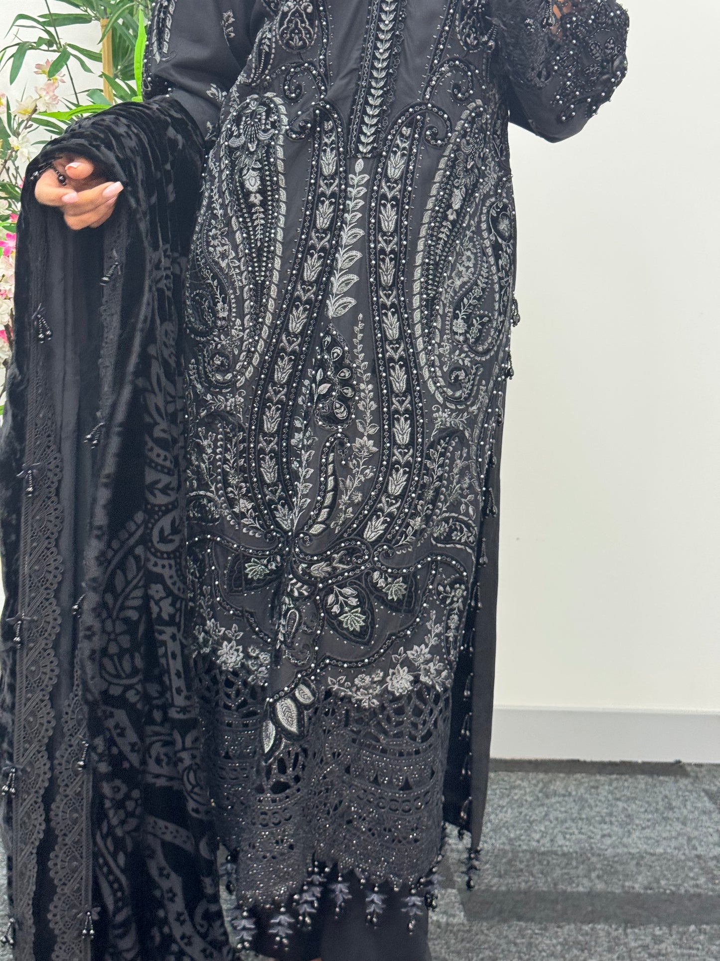 Maria B Luxury Velvet - Black