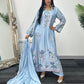 Gul e Lala - Kaftan - Blue