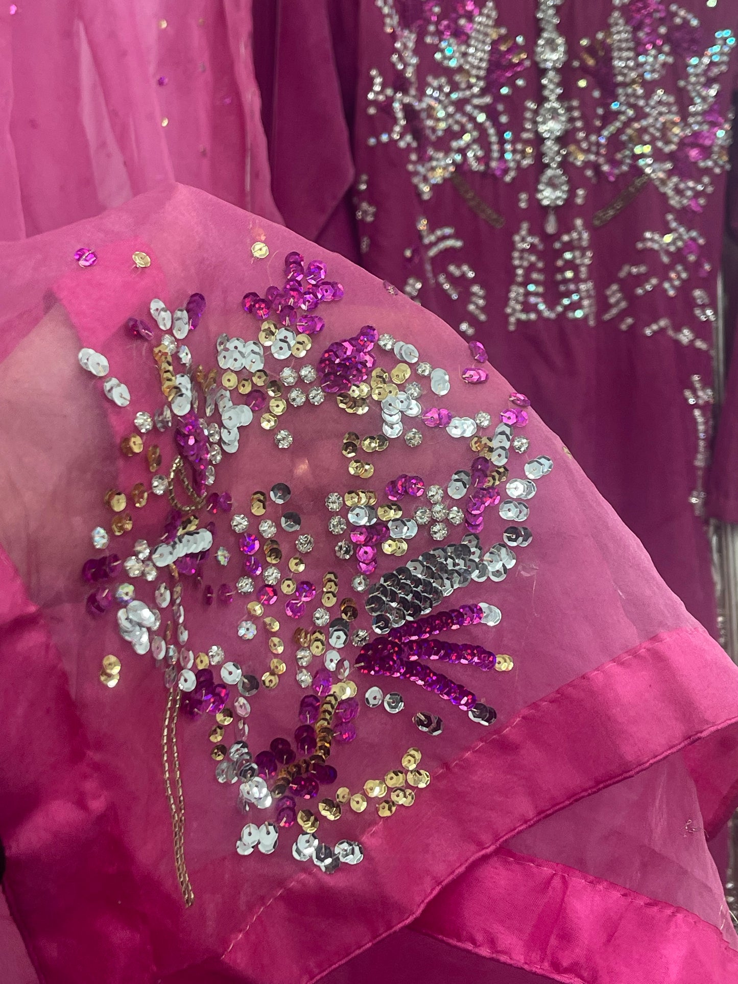 Rang e Gulaab - Hot Pink Velvet - AA -