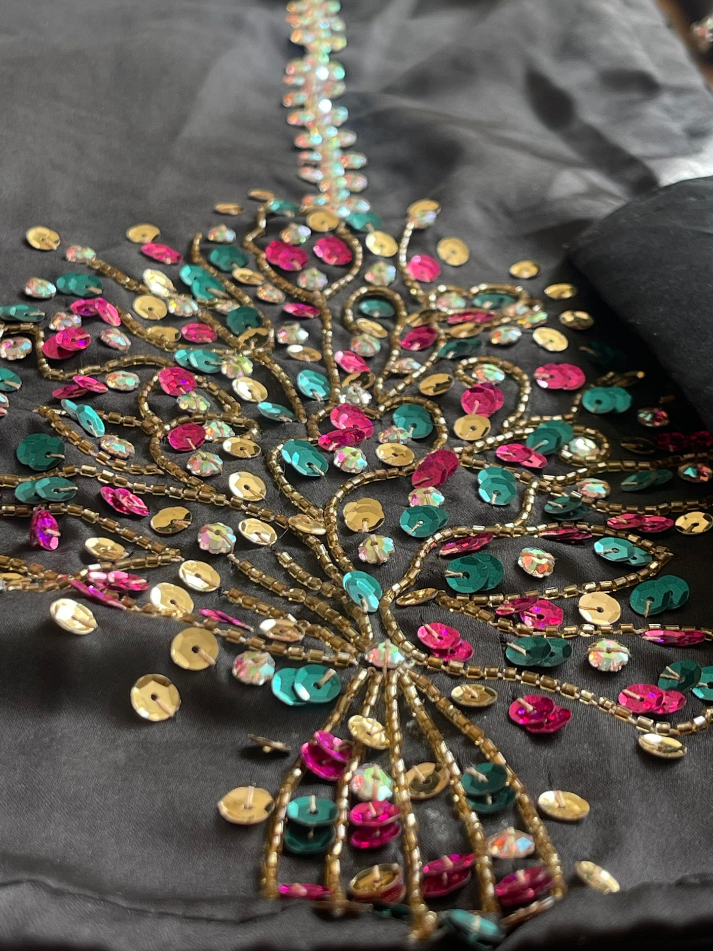 Morni - Farshi shalwar - Coffee - Black - Farshe -