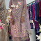 Aatish - Pink Cutdana Net - Lilac Party Outfit
