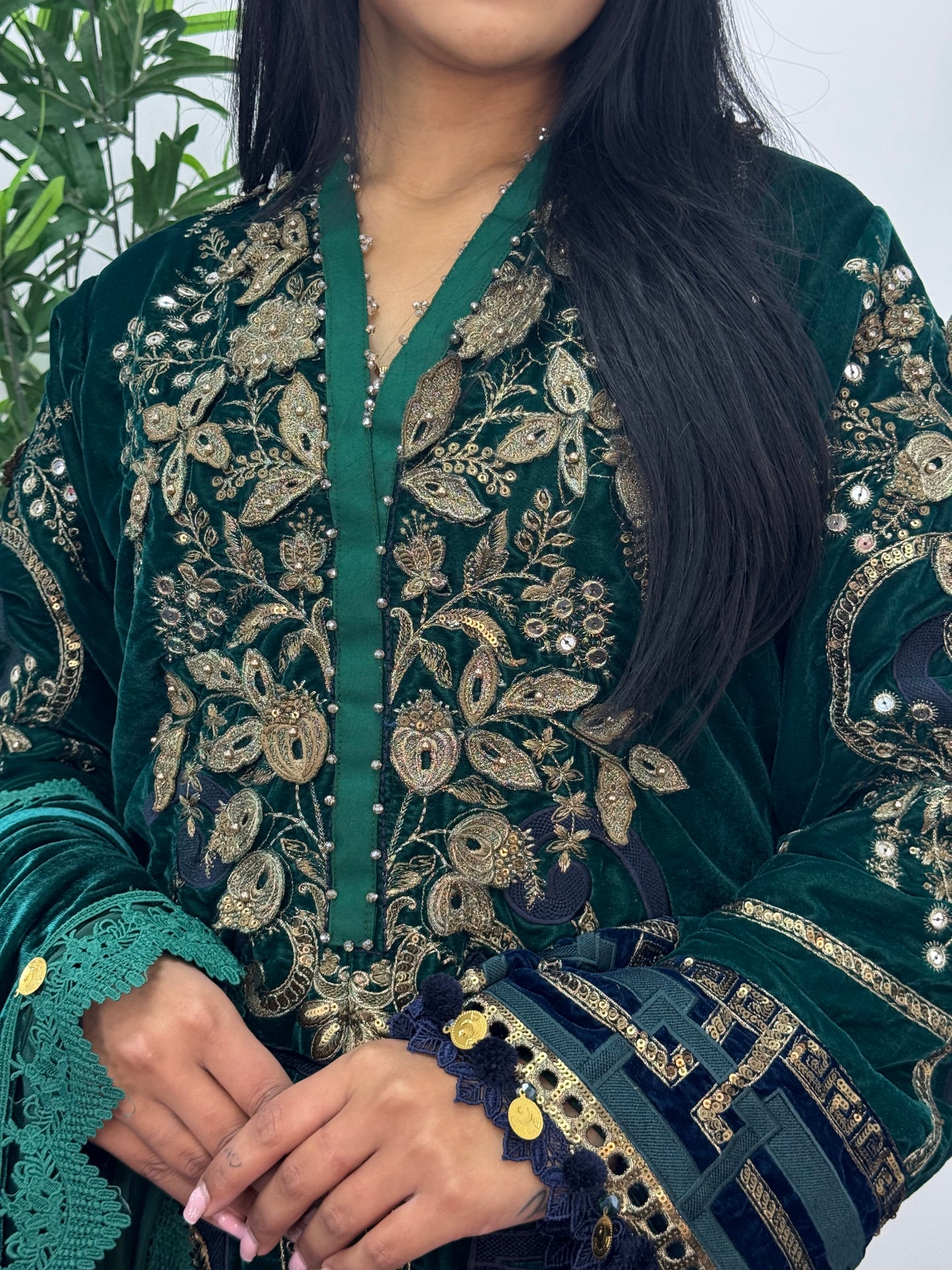 Maria B Luxury Velvet - Green