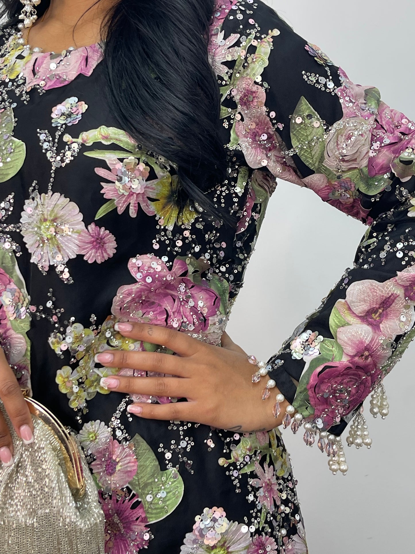 Kareena - Cut Dana Net- Black - Karina