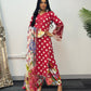 Maria B Lawn Mprints - Polka Dots - Red
