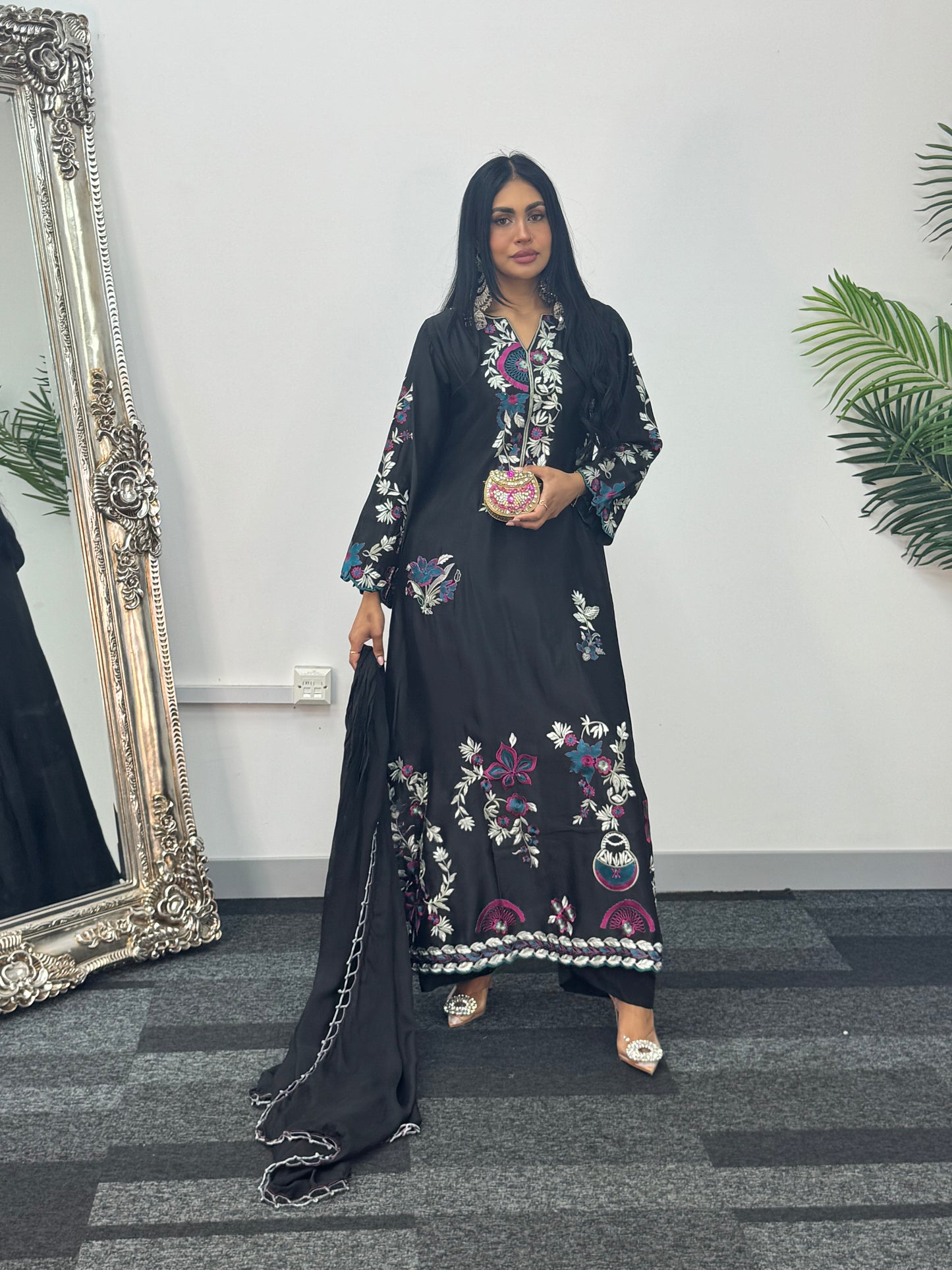 Gul e Lala - Kaftan - black
