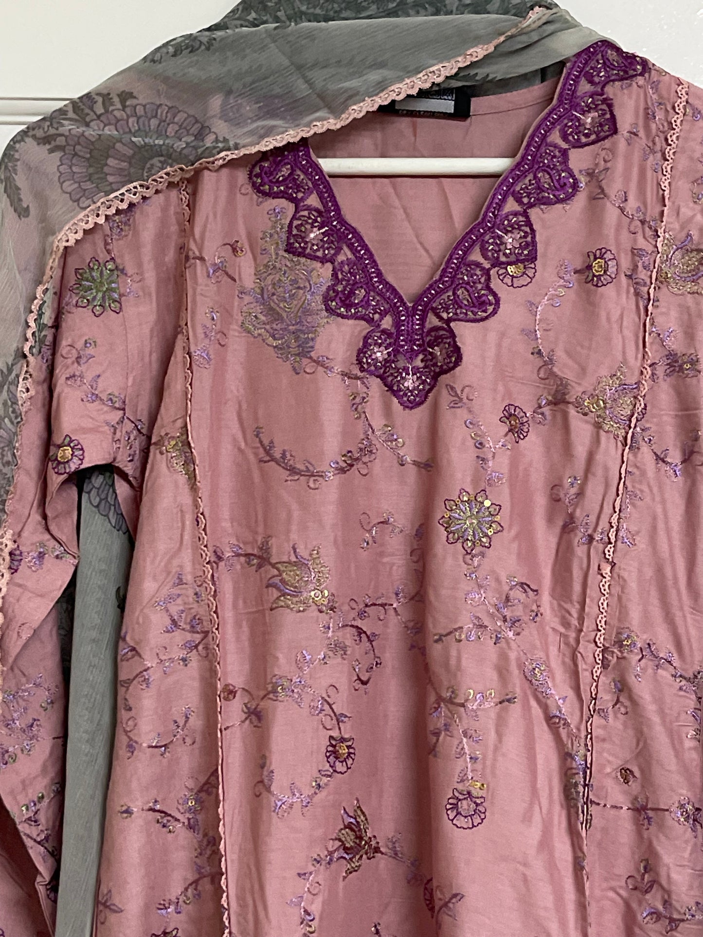 Ethnic Inspired - Linen - Winter Collection - Pink