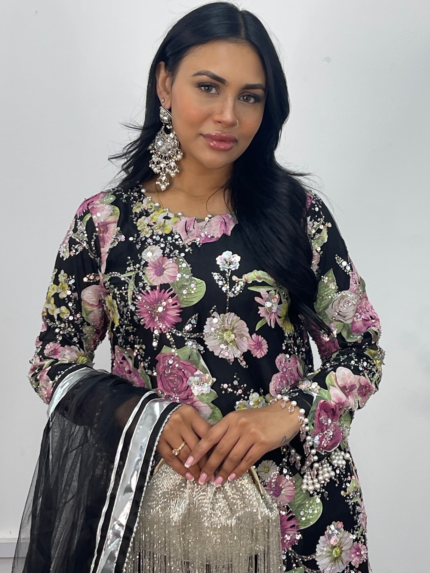 Kareena - Cut Dana Net- Black - Karina