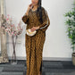 Coffee Brown Kaftaan - Diamond Kaftan - Velvet AA