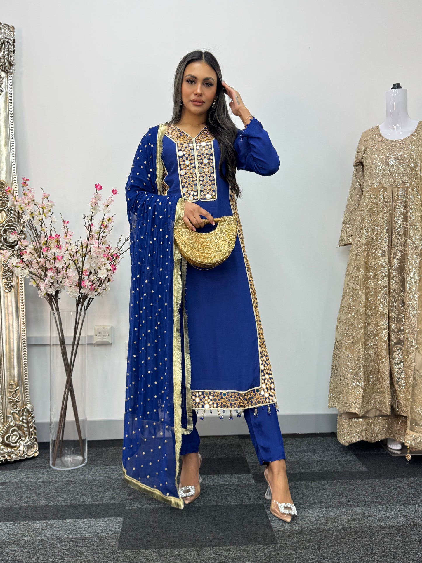 Jhilmil - Mirror Blue - H