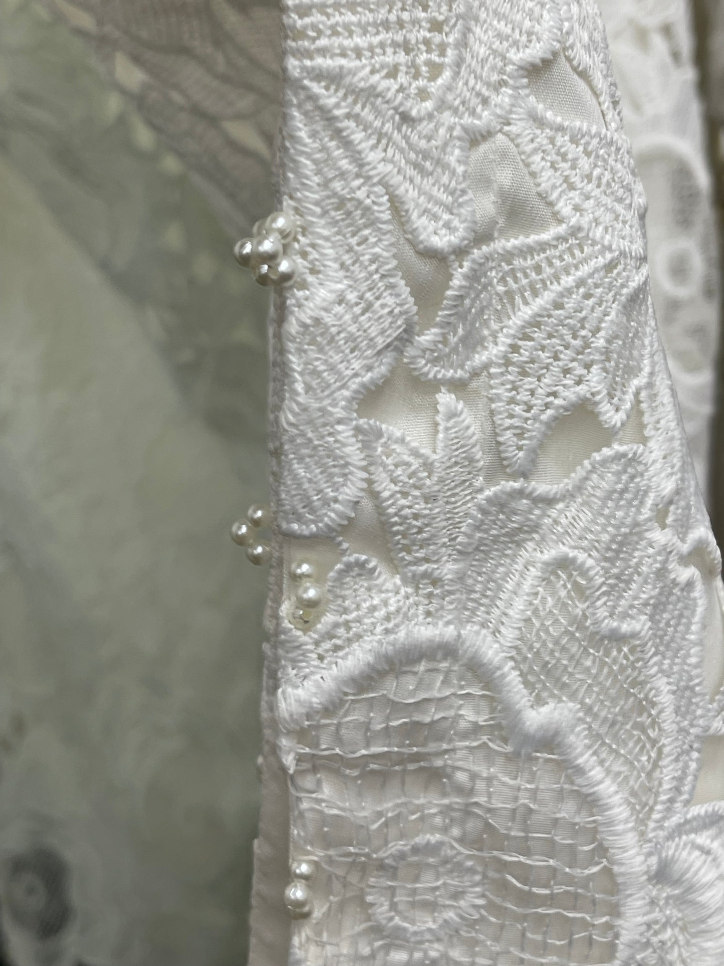 Lacy Crochet - diya - white - dia