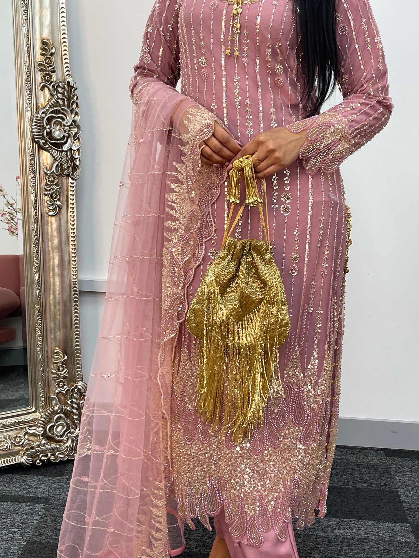 Payal - Cutdana Net - pink - C