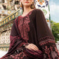 Maria B Winter Mprints - 4A - burgundy