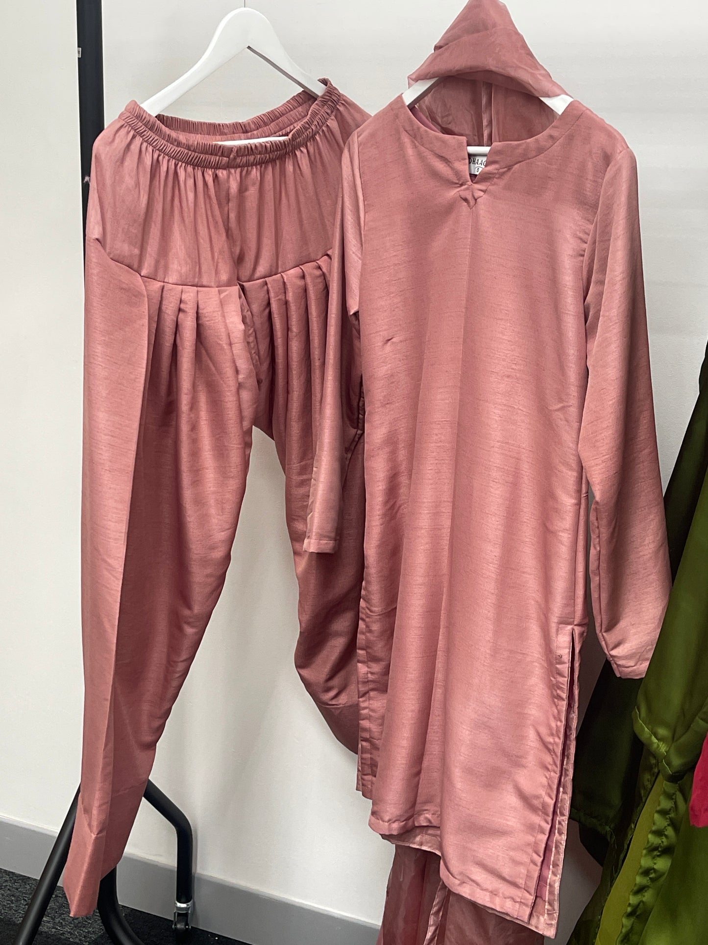 Saba - Farshi Shalwar - Dusty pink - Q