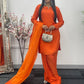 Saba - Farshi Shalwar - Orange - P
