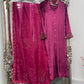 Sona l Plum Silk Velvet - Party Outfit l AA