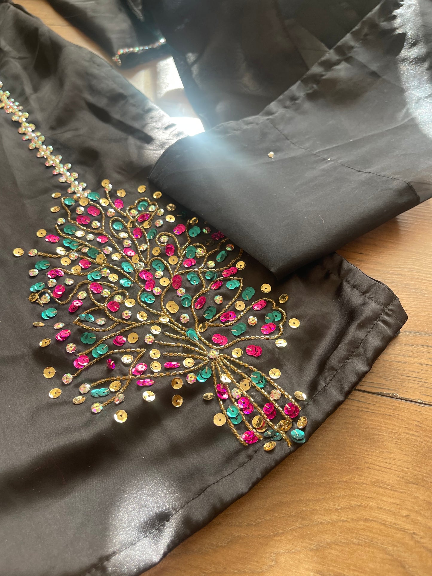 Morni - Farshi shalwar - Coffee - Black - Farshe -