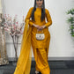 Saba - Farshi Shalwar - mustard - P