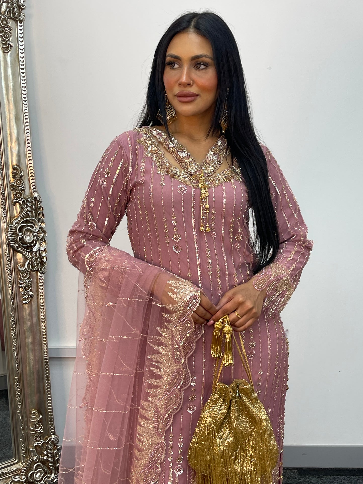 Payal - Cutdana Net - pink - C
