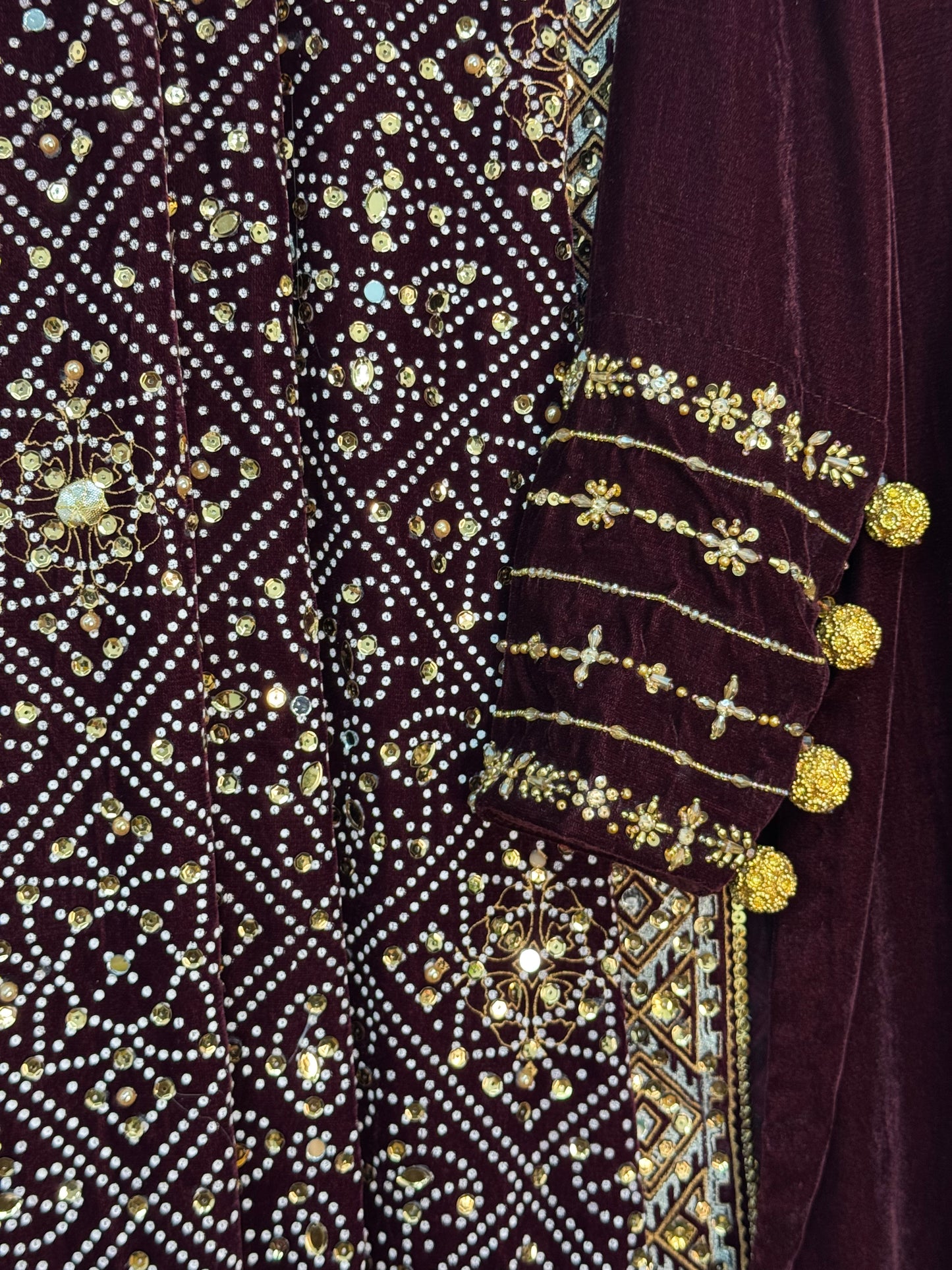 Komal - Burgundy Velvet