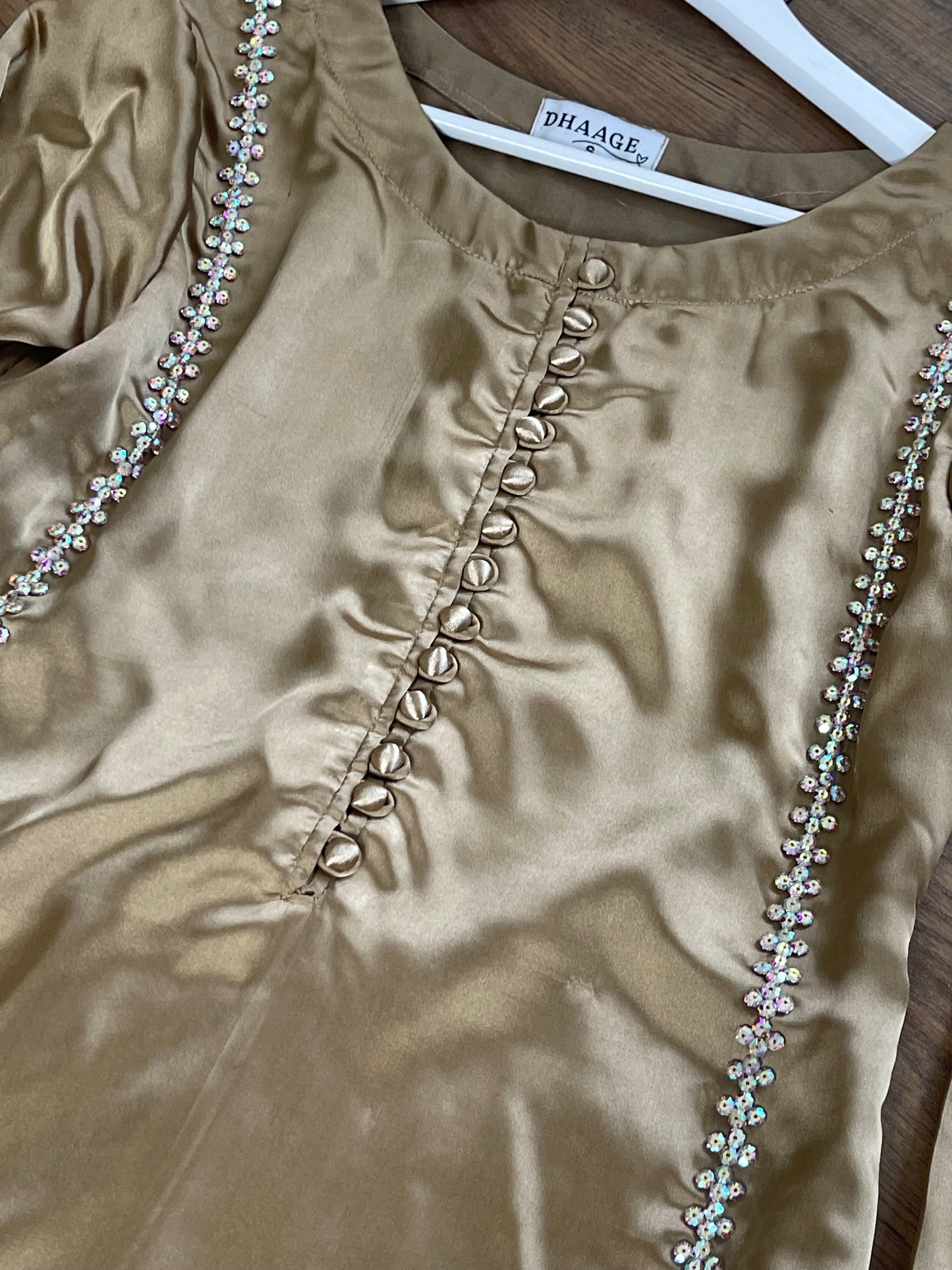 Morni - Farshi shalwar - Coffee - Black - Farshe -